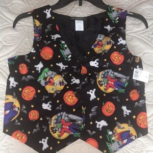 NWT 🎃🖤 Kid’s Halloween Vest Size XL